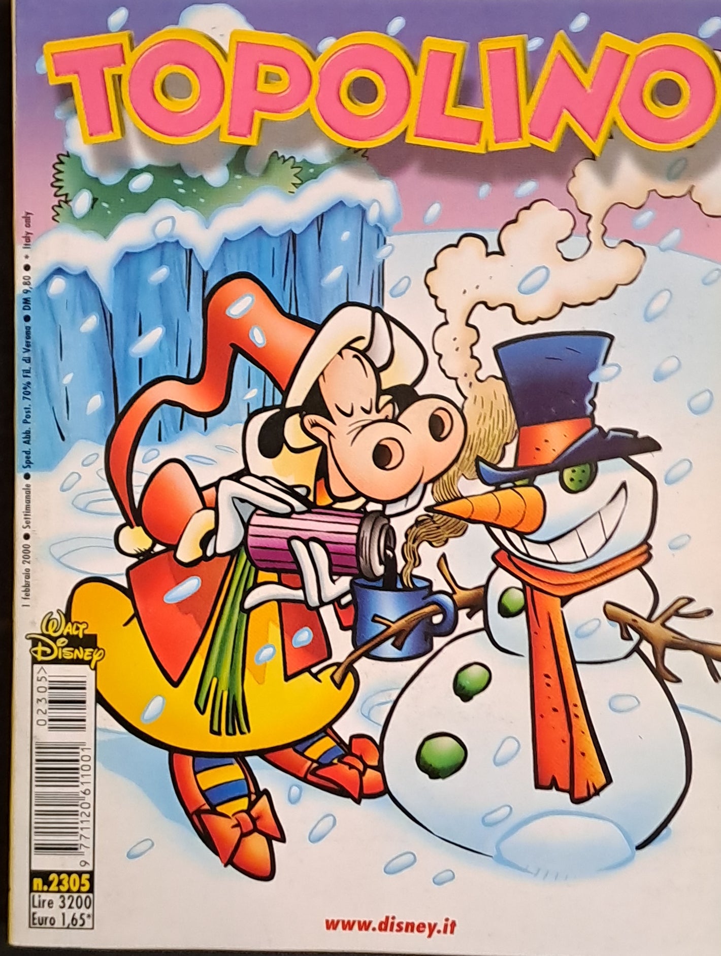 TOPOLINO N. 2305 - 1 FEBBRAIO 2000