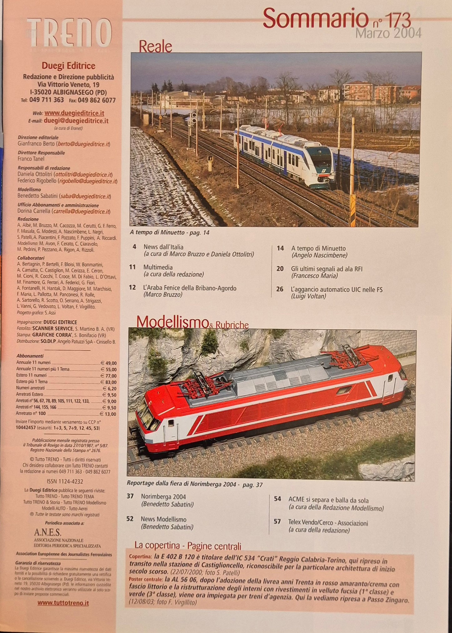 TUTTO TRENO N. 173 - MARZO 2004
