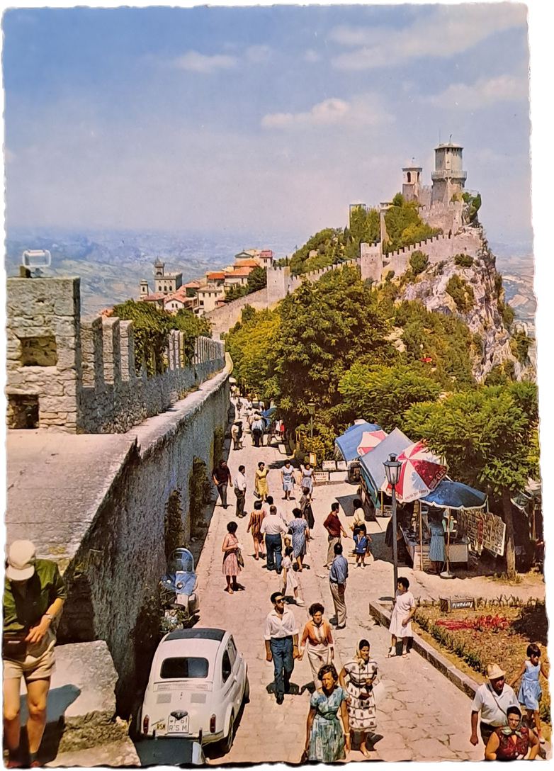 REPUBBLICA DI SAN MARINO - PANORAMA DELLA PRIMA TORRE - NV - FG