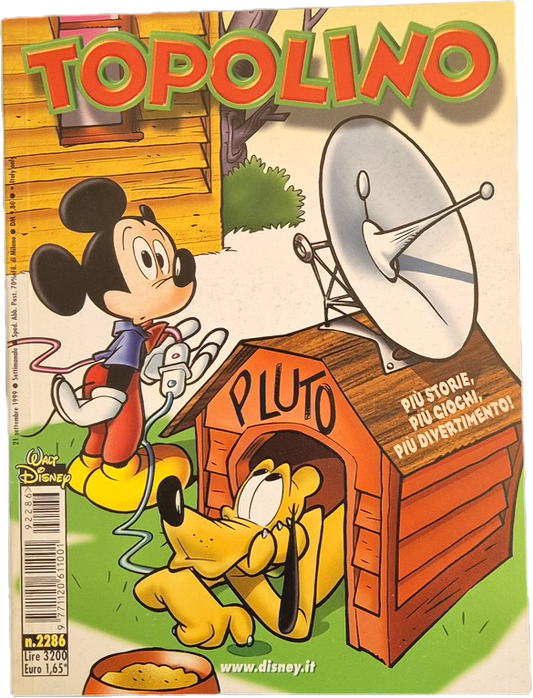 TOPOLINO N. 2286 - 21 SETTEMBRE 1999