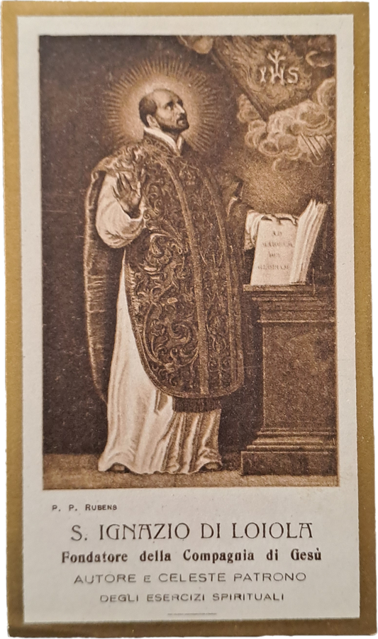 S.IGNAZIO DI LOIOLA - HOLY CARD