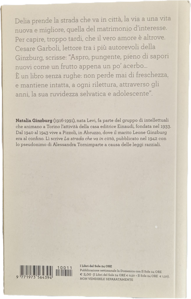LA STRADA CHE VA IN CITTA' - NATALIA GINZBURG -2011 - OUTLET DEL LIBRO