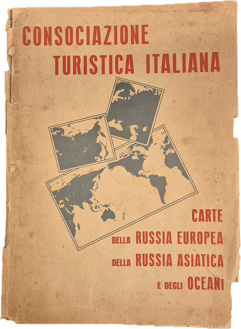 CARTA DELLA RUSSIA EUROPEA E DELLA RUSSIA ASIATICA - CONSOCIAZIONE TURISTICA ITALIANA