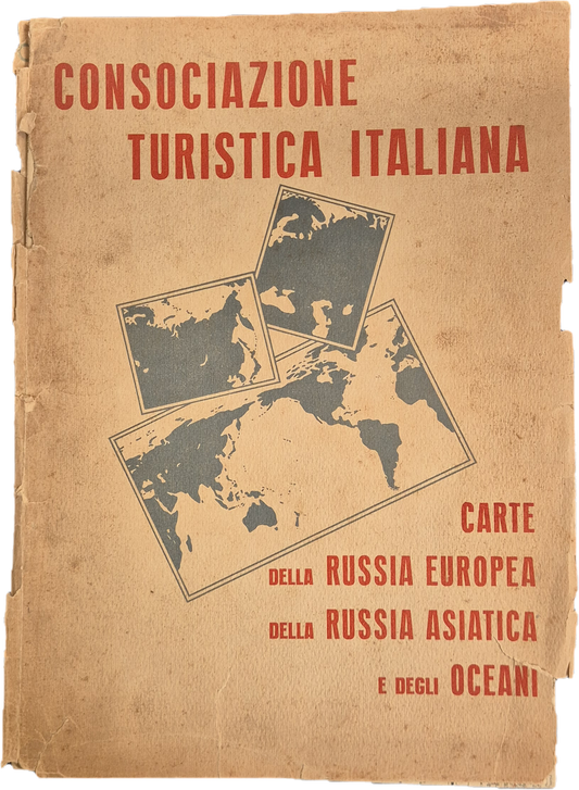 CARTA DELLA RUSSIA EUROPEA E DELLA RUSSIA ASIATICA - CONSOCIAZIONE TURISTICA ITALIANA