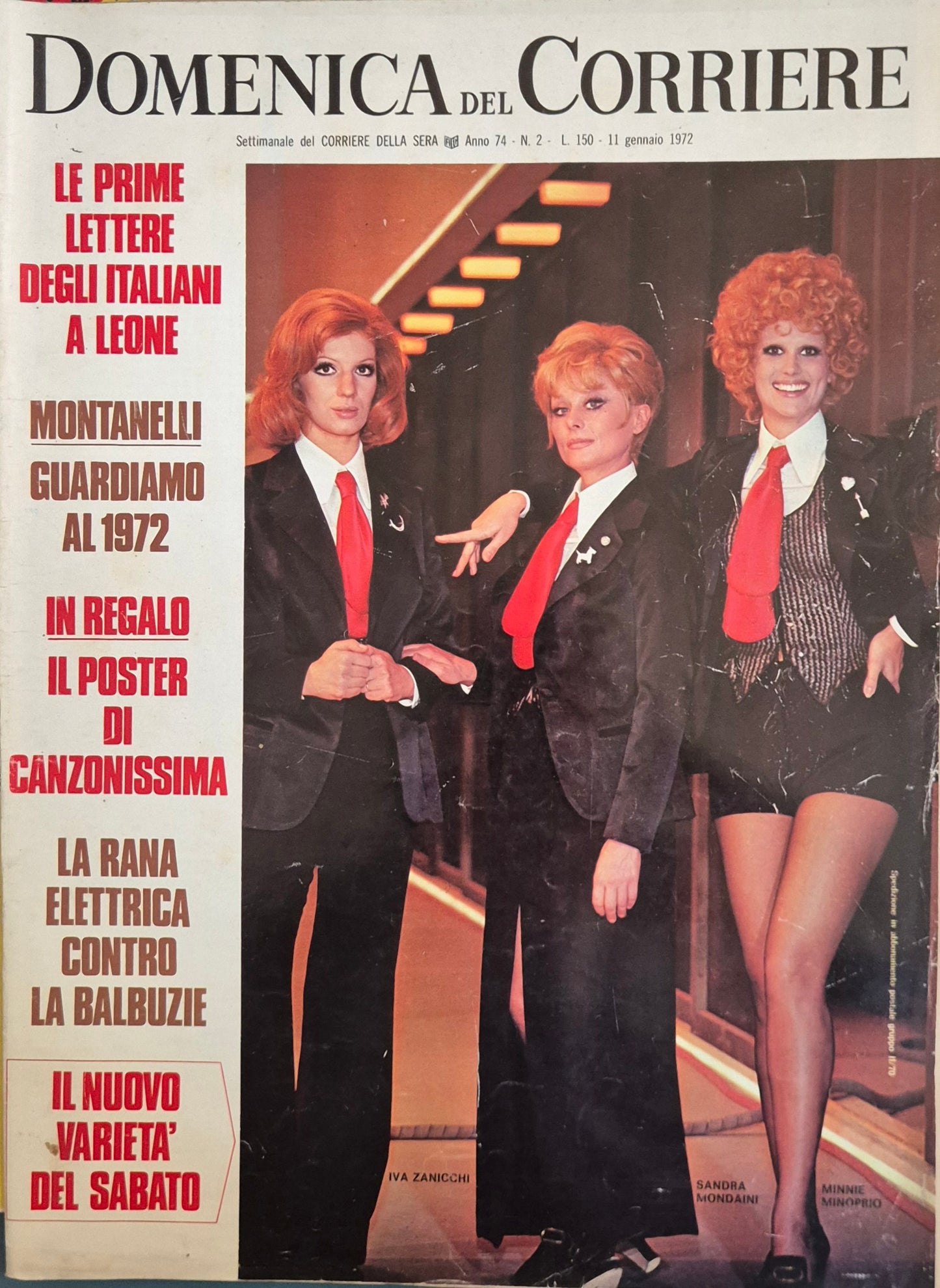 DOMENICA'DEL CORRIERE N. 2 - 11 GENNAIO 1972