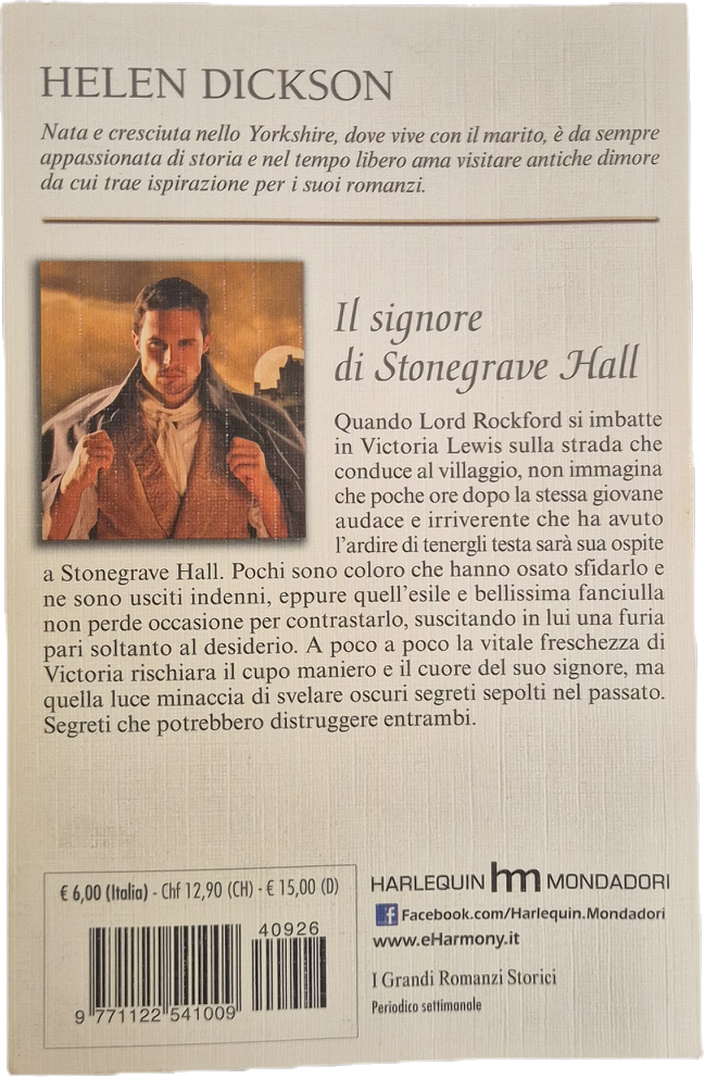 IL SIGNORE DI STONEGRAVE - HELEN DICKSON - HARLEQUIN 2014 - OUTLET DEL LIBRO