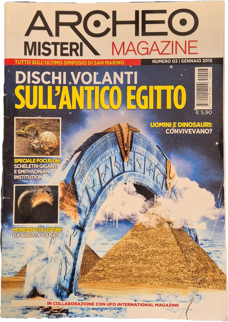 ARCHEO MISTERI MAGAZIN N. 3 - DISCHI VOLANTI ANTICO EGITTO - OUTLET DEL LIBRO