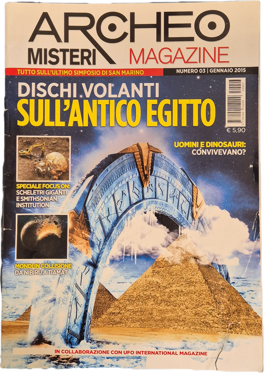 ARCHEO MISTERI MAGAZIN N. 3 - DISCHI VOLANTI ANTICO EGITTO - OUTLET DEL LIBRO