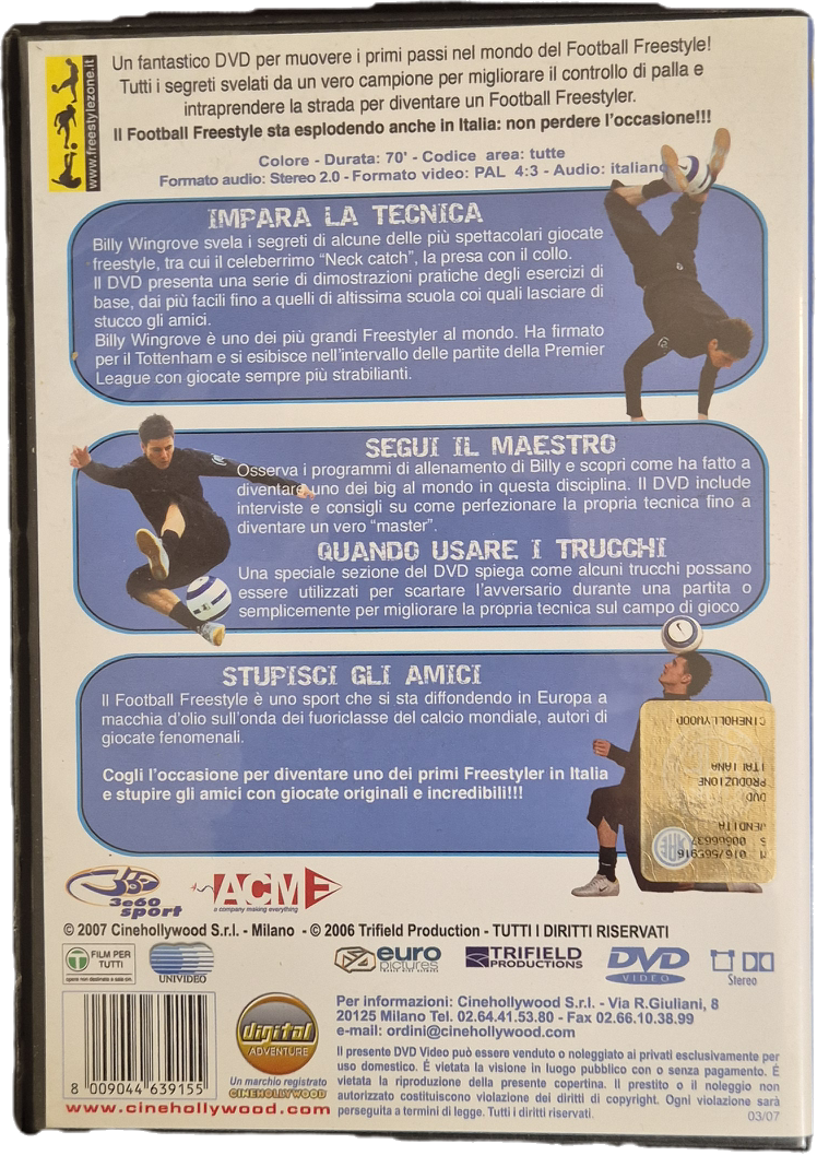 IMPARA IL FOOTBALL FREESTYLE - DVD