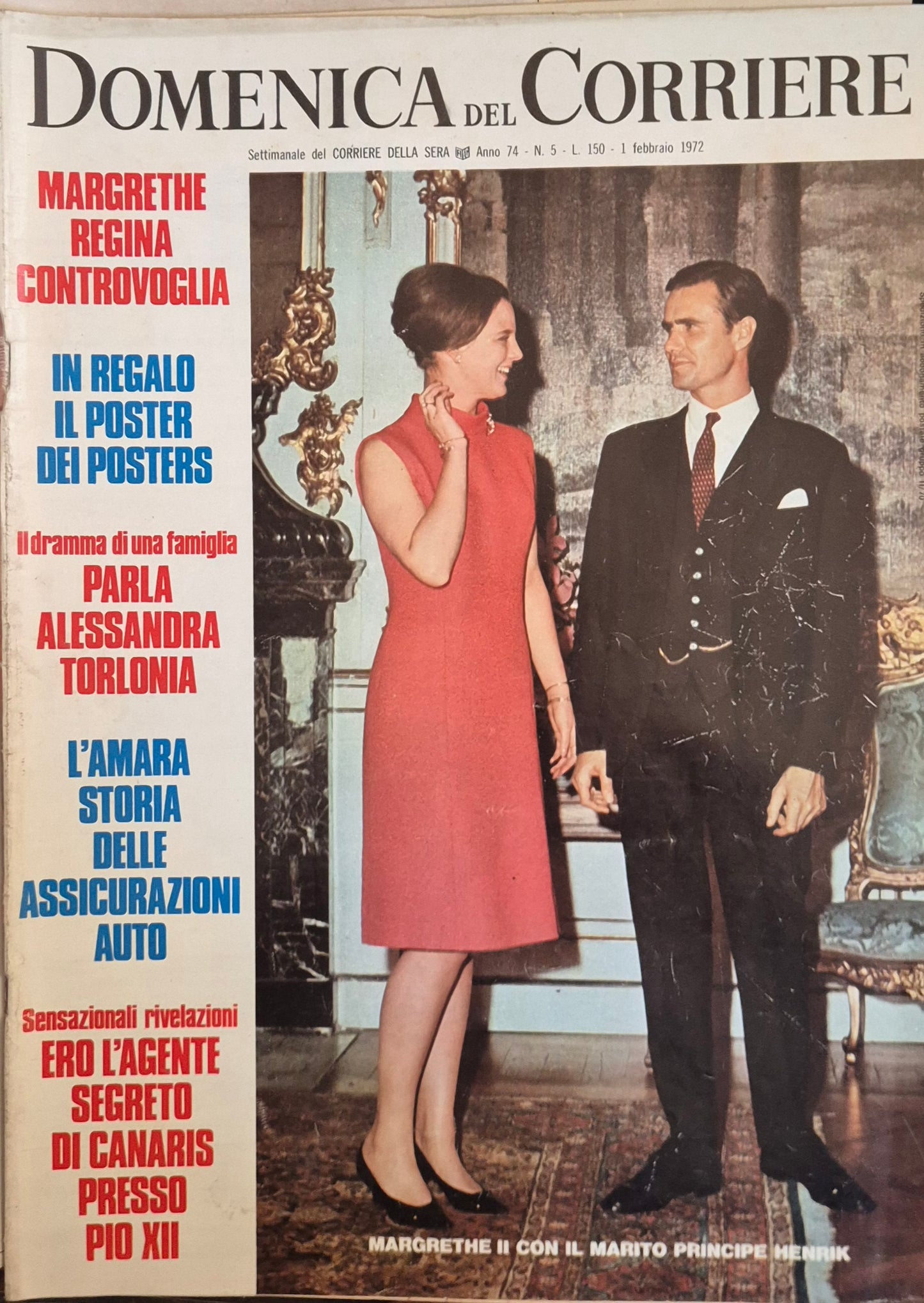 DOMENICA DEL CORRIERE N. 5 - 1 FEBBRAIO 1972