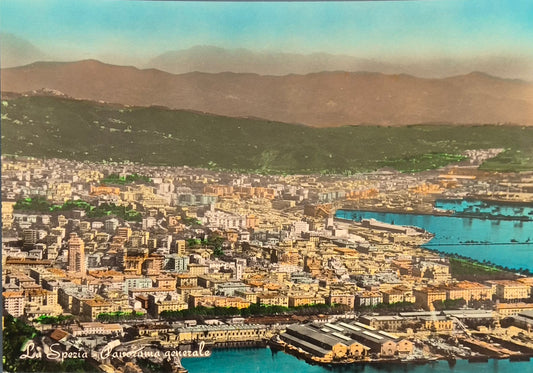 LA SPEZIA - PANORAMA - NV FG - ACQUARELLATA