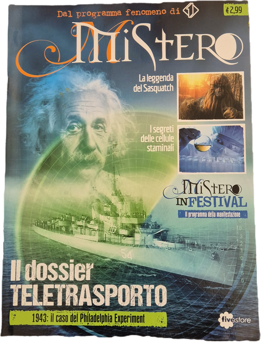MISTERO N. 37 -  APRILE 2014 - IL DOSSIER TELETRASPORTO