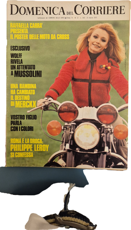 DOMENICA DEL CORRIERE 21 MARZO 1972 - RAFFAELLA CARRA'