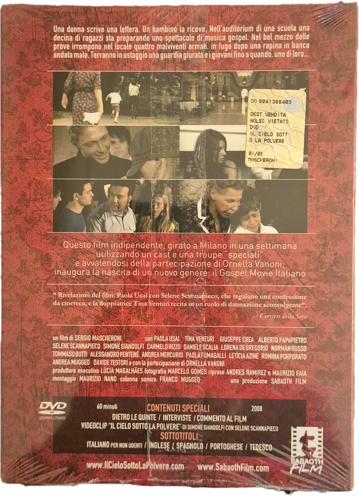 IL CIELO SOTTO LA POLVERE - SEEGIO MADCHERONI - DVD