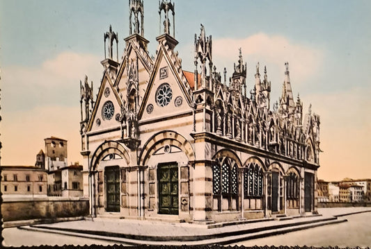 PISA - S.MARIA DELLA SPINA - V1956 - FG - ACQUARELLATA