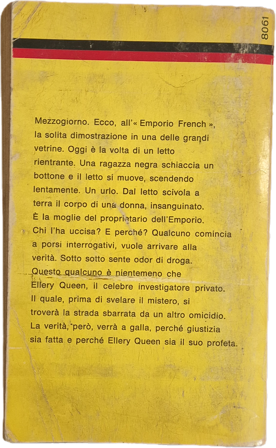 SORPRESA A MEZZOGIORNO - ELLERY QUEEN - CLASSICI DEL GIALLO N. 51