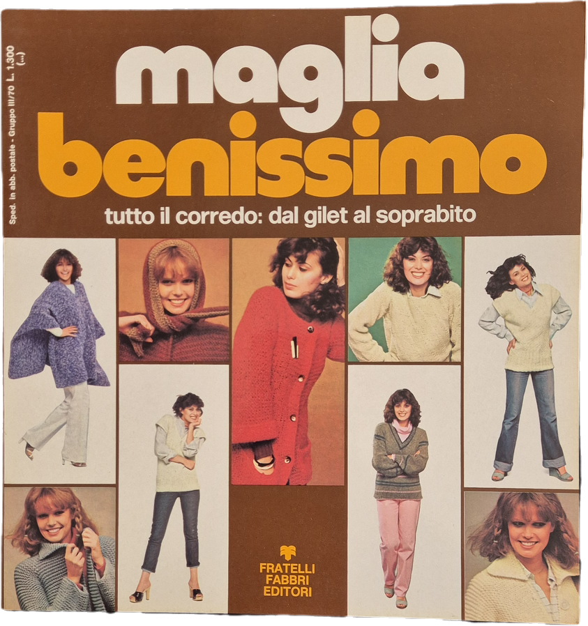 MAGLIA BENISSIMO. TUTTO IL CORREDO. DAL GILET AL SOPRABITO