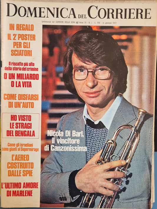 DOMENICA DEL CORRIERE N. 3 - 18 GENNAIO 1972
