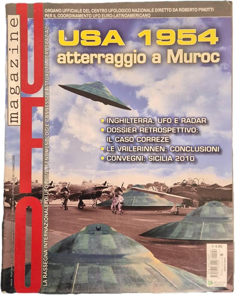 UFO MAGAZINE N. 9 - USA 1954 ATTERRAGGIO A MUROC - OUTLET DEL LIBRO