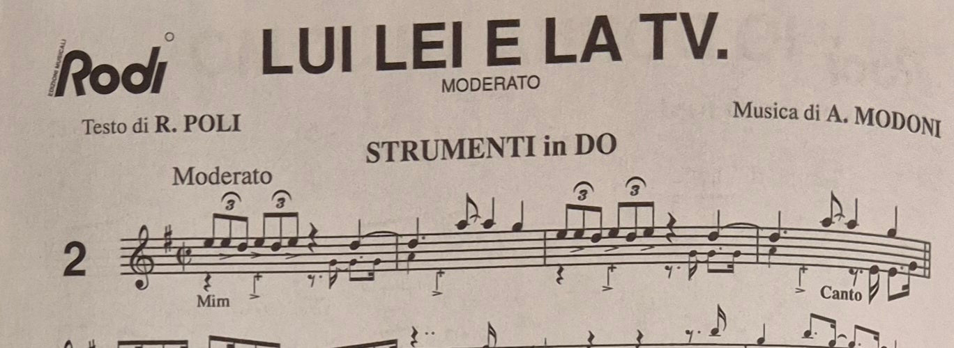 RENATA E MAURO - 11 BRANI -  SPARTITO-SHEET MUSIC