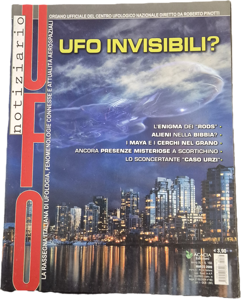 NOTIZIARIO UFO - LUGLIO- MARZO 2009 - UFO INVISIBILI