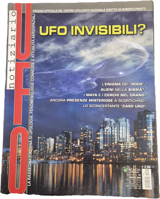 NOTIZIARIO UFO - LUGLIO- MARZO 2009 - UFO INVISIBILI