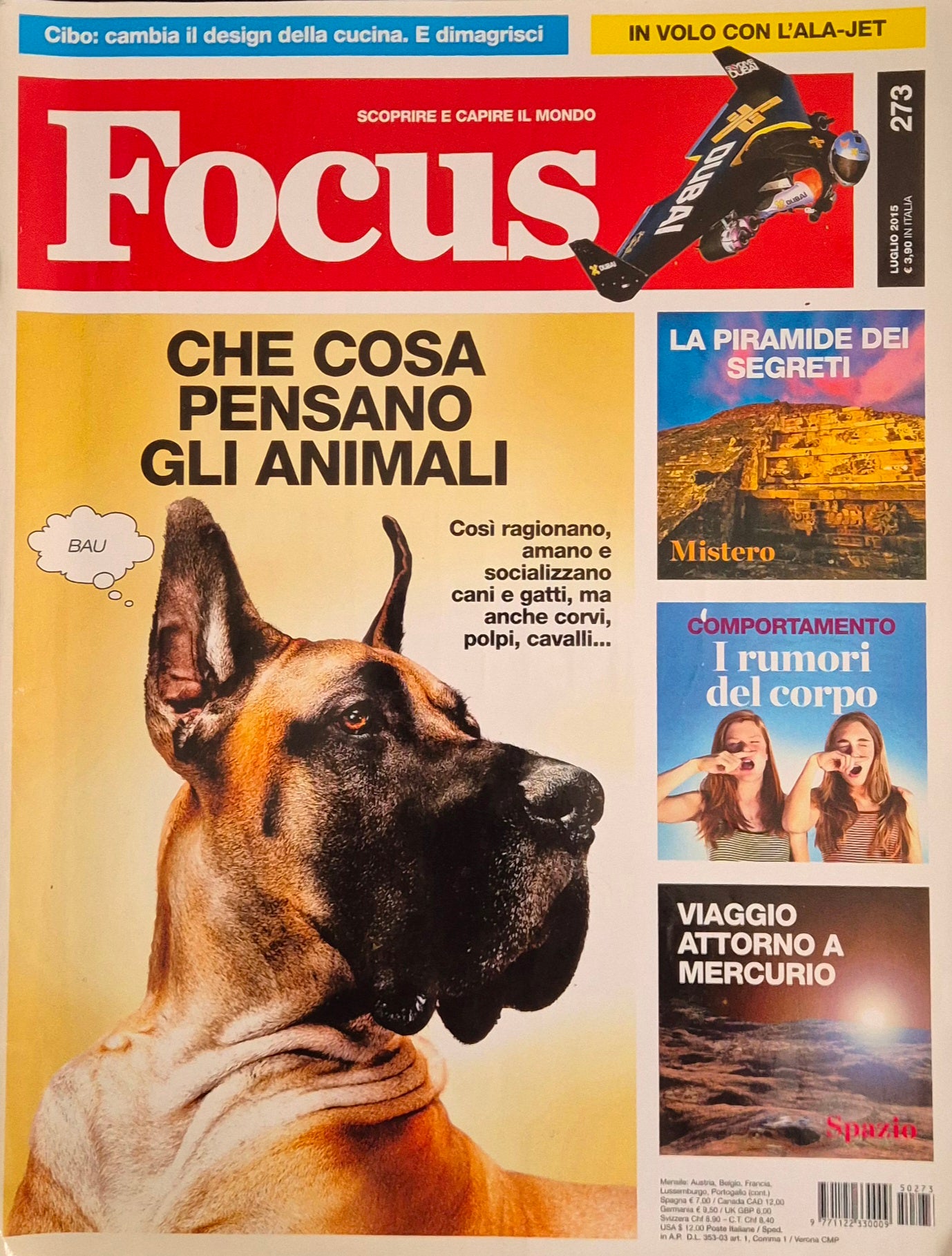 FOCUS N. 273 - CHE COSA PENSANO GLI ANIMALI