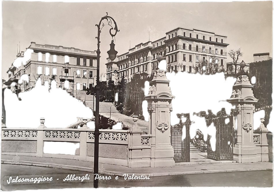 SALSOMAGGIORE - ALBERGHI PORRO E VALENTINI - V1955 - FG