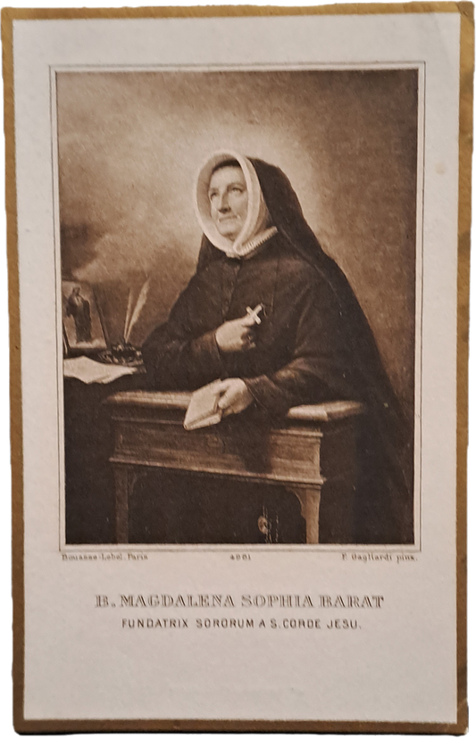 B. MAGDALENA SOPHIA BARAT - HOLY CARD