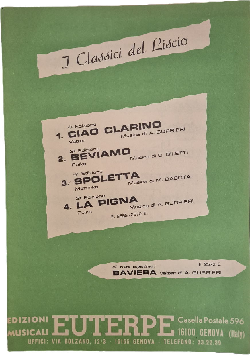 I CLASSICI DEL LISCIO  QUATTRO BRANI - SPARTITO-SHEET MUSIC
