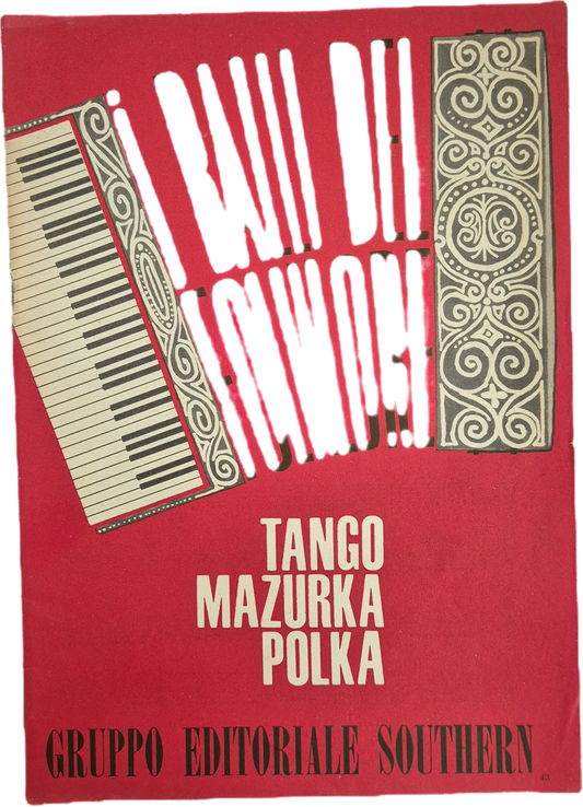 I BALLI DEL FOLKLORE - 19 BRANI -SPARTITO-SHEET MUSIC
