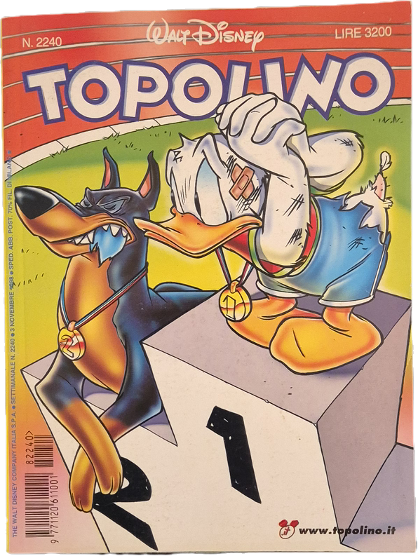 TOPOLINO N.2240 - 3 NOVEMBRE 1998
