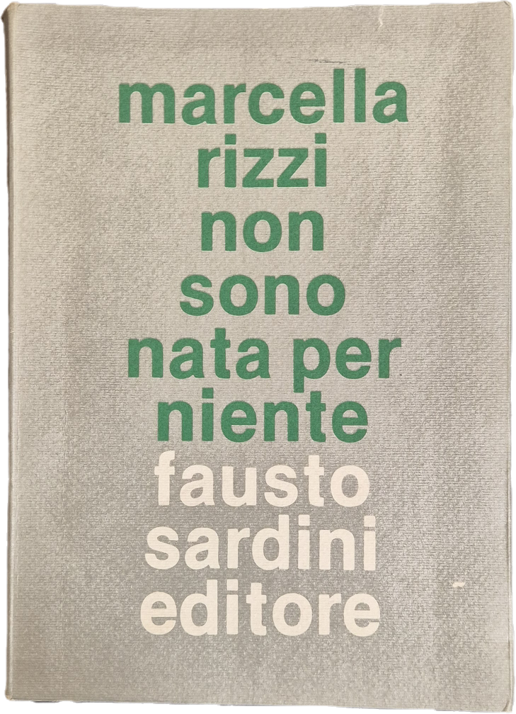 NON SONO NATA PER NIENTE - MARCELLA RIZZI