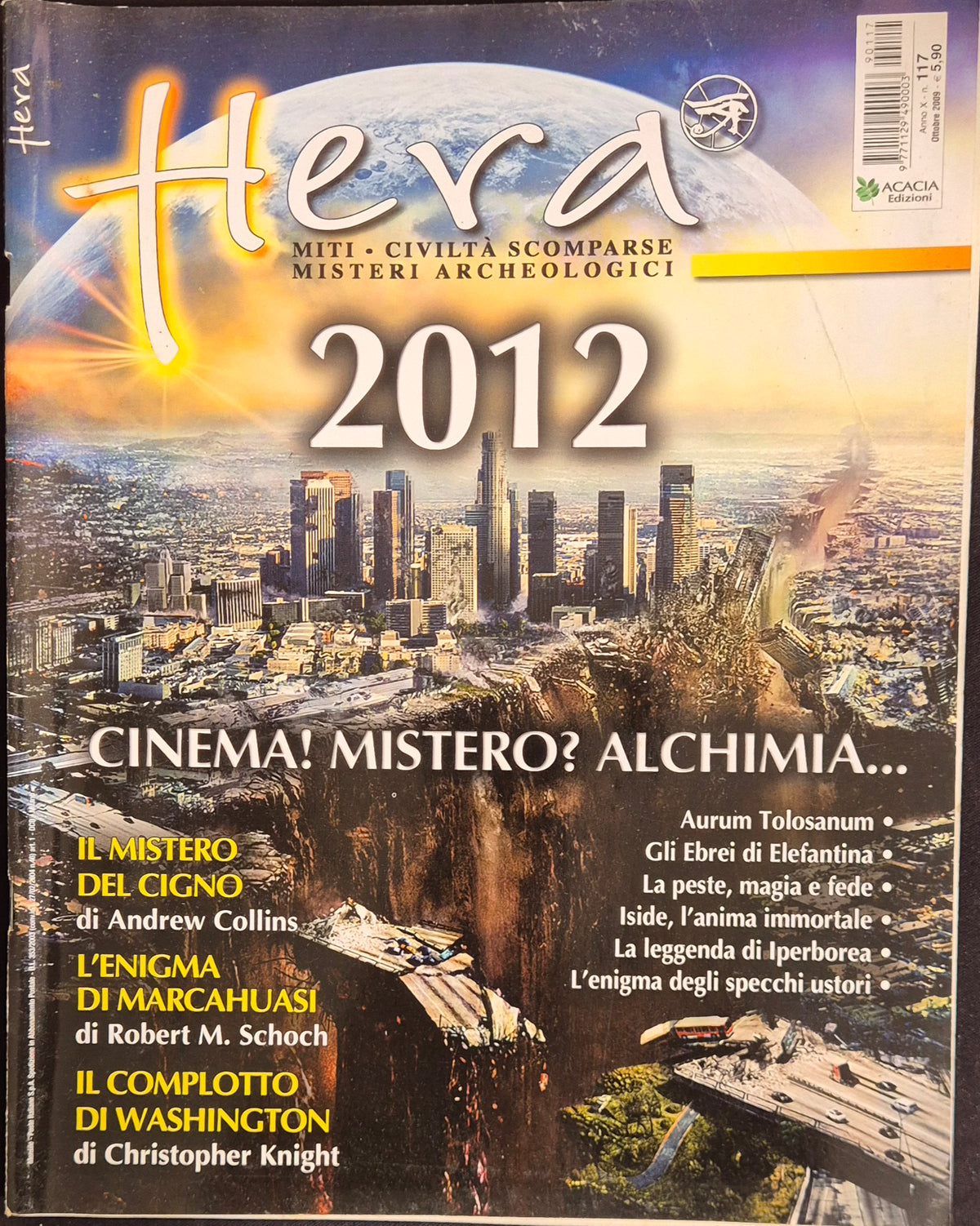 HERA N. 117 - OTTOBRE 2009 - 2012 CINEMA MISTERO ALCHIMIA