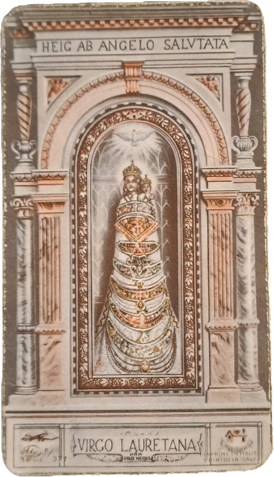 VIRGO LAURETANA - HOLY CARD