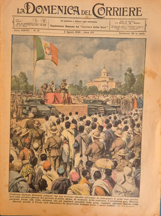 LA DOMENICA DEL CORRIERE N. 31 - 2 AGOSTO 1936