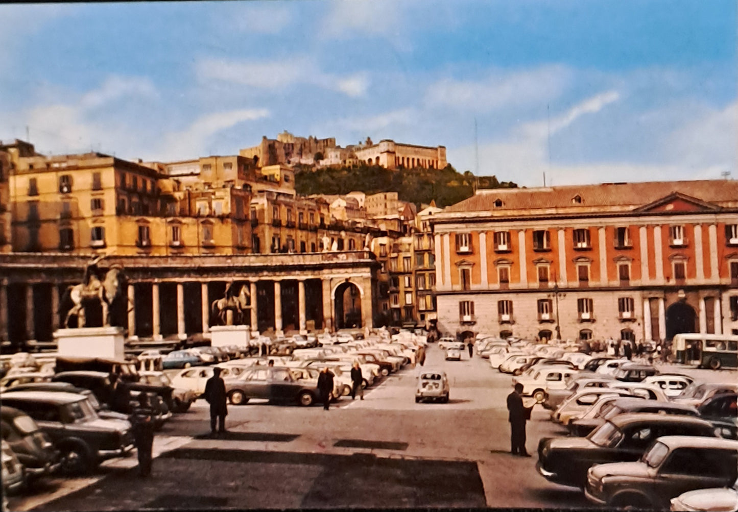 NAPOLI - CASTEL SANT'ELMO DA PIAZZA PLEBISCITO - V1965 - FG