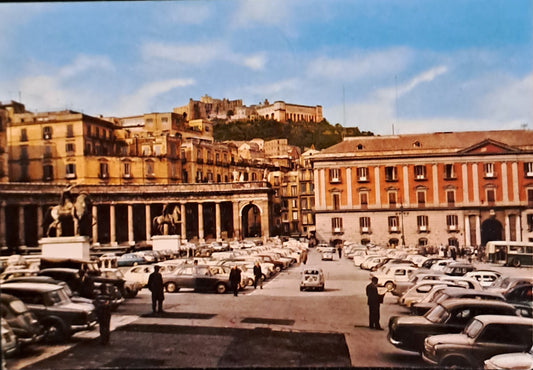 NAPOLI - CASTEL SANT'ELMO DA PIAZZA PLEBISCITO - V1965 - FG