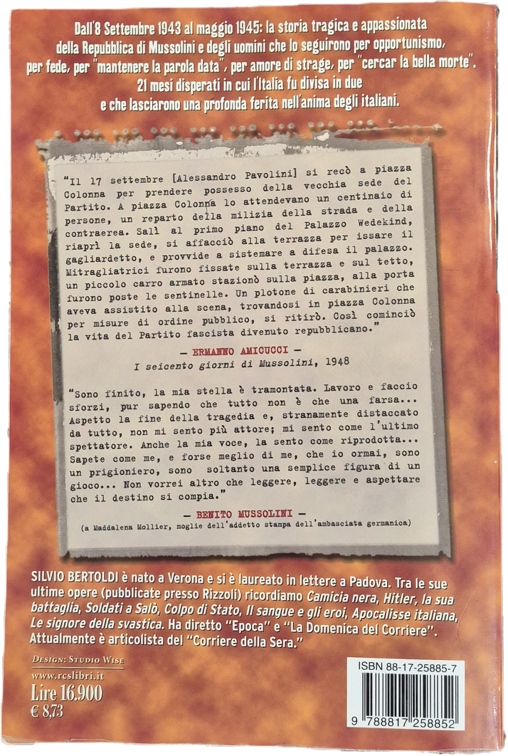 SALO' - SILVIO BERTOLDI