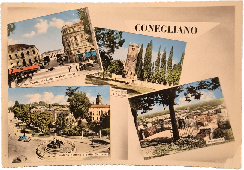 CONEGLIANO - QUATTRO VEDUTINE - V1963 - FG