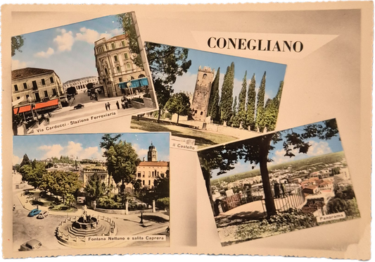 CONEGLIANO - QUATTRO VEDUTINE - V1963 - FG