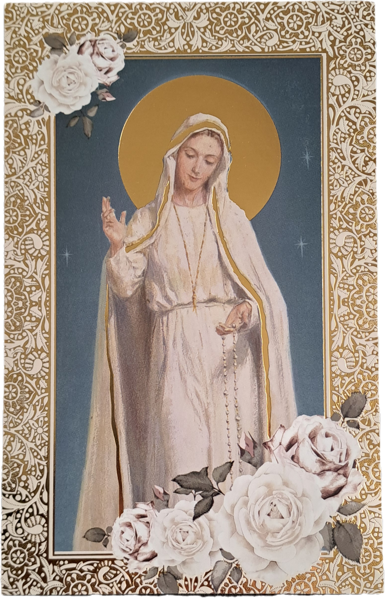 MADONNA DI FATIMA -HOLY CARD