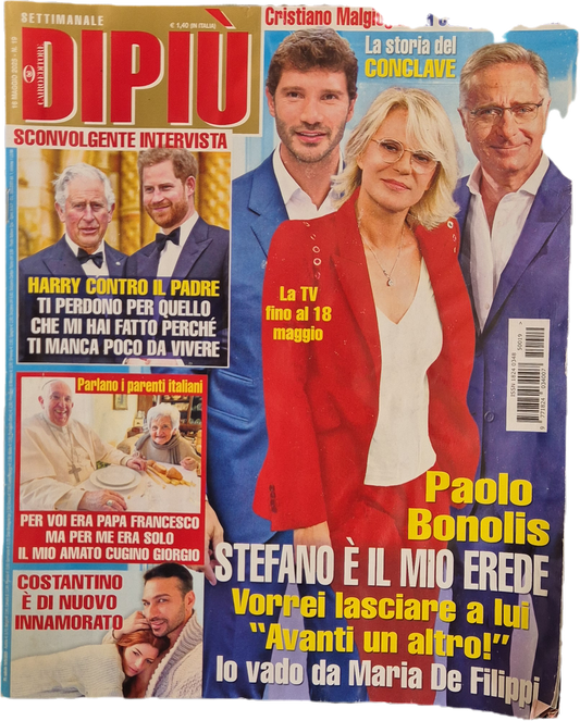 DI PIU' 16 MAGGIO 2025 - BONOLIS DE MARTINO-COSTANTINO-SALEMI-OUTLET DEL LIBRO