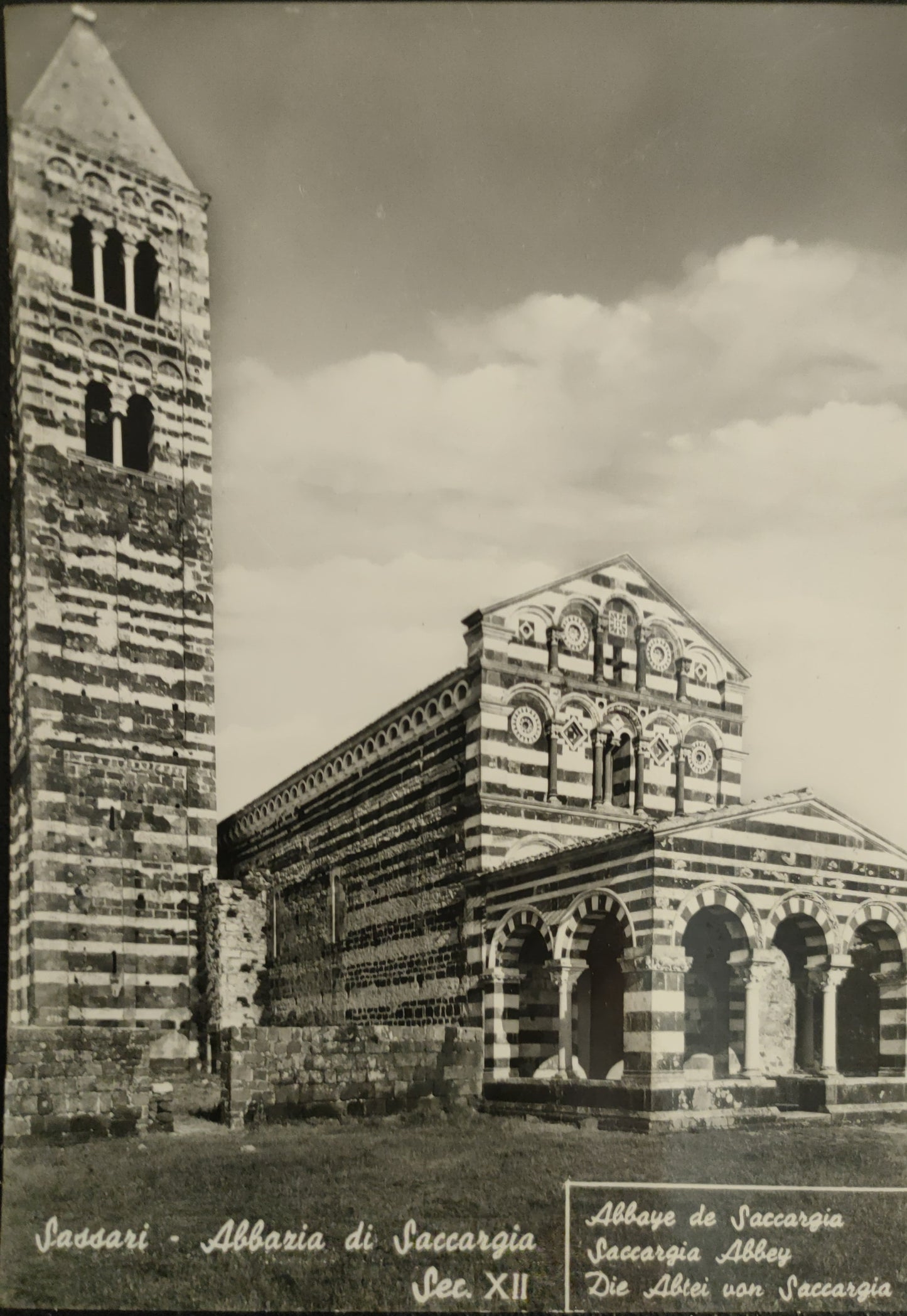 SASSARI - ABBAZIA DI SACCARGIA - NV - FG