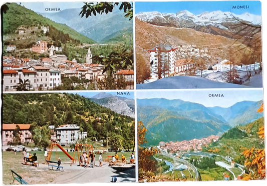 ORMEA - 4 VEDUTE - V1970 - FG