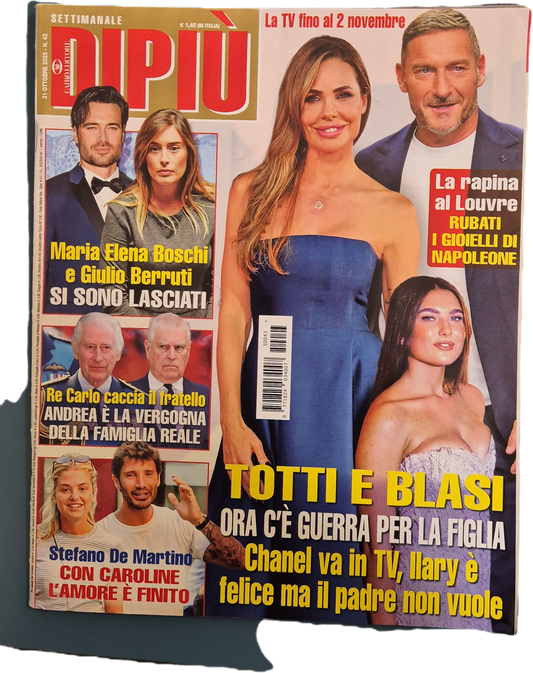 DI PIU' 31 OTTOBRE 2025 - TOTTI E BLASI - DE MARTINO - BERRUTI-BOSCHI