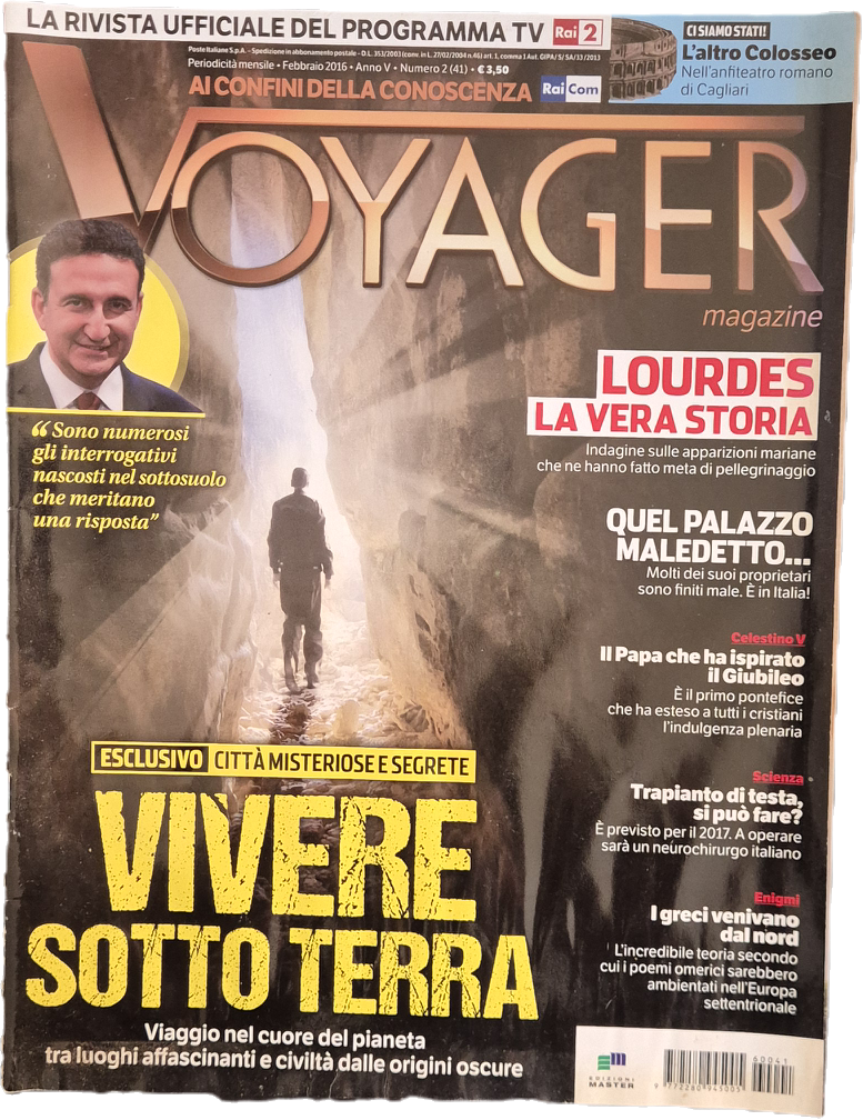 VOYAGER N. 41 FEBBRAIO 2016 - VIVERE SOTTO TERRA
