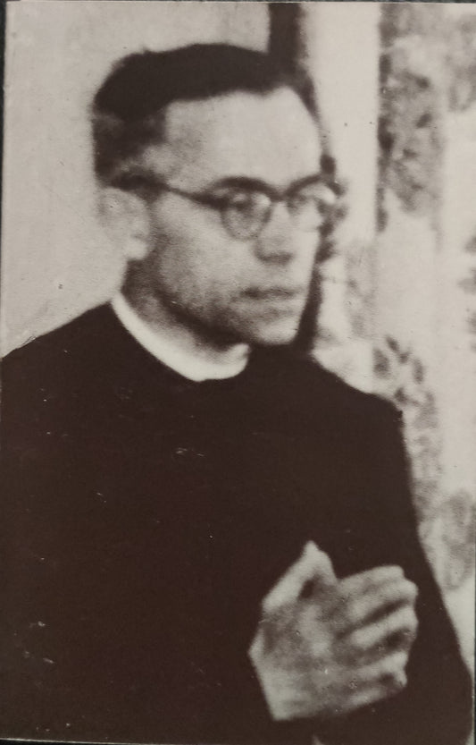 DON LUIGI MONZA - SANTINO A LIBRO - HOLY CARD