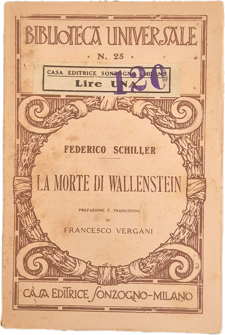LA MORTEDI WALLENSTEIN - FEDERICO SHILLER