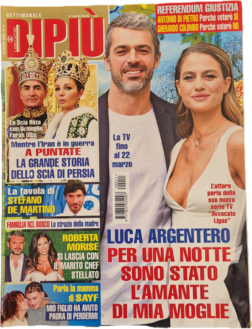 DI PIU' 20 MARZO 2026 - ARGENTERO - MORISE - OUTLET DEL LIBRO